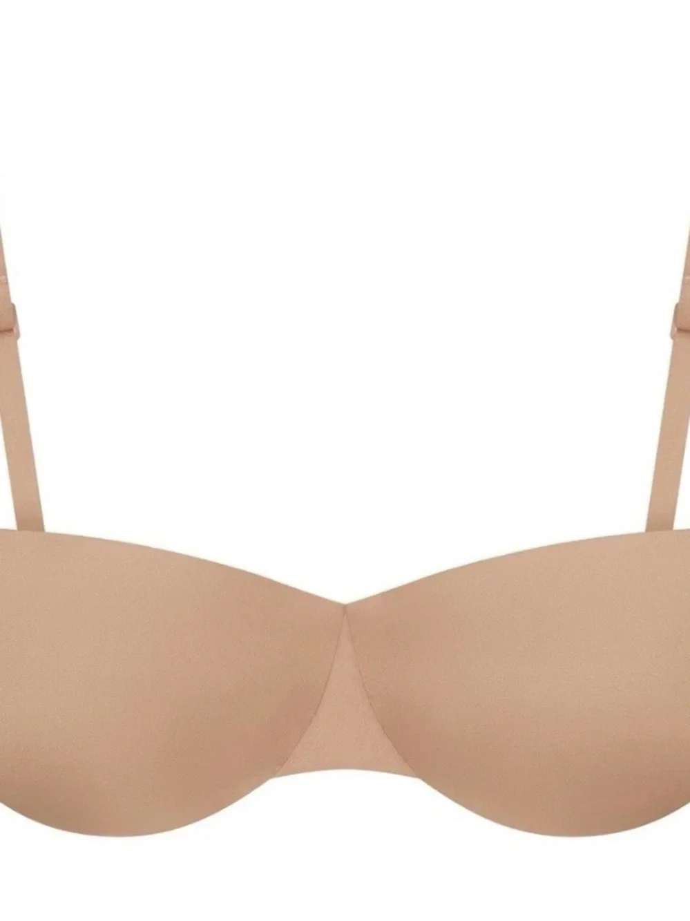 SKIMS Ultimate Push Up Balconette Bra Convertible Strapless Clay Bra - Picture 1 of 6